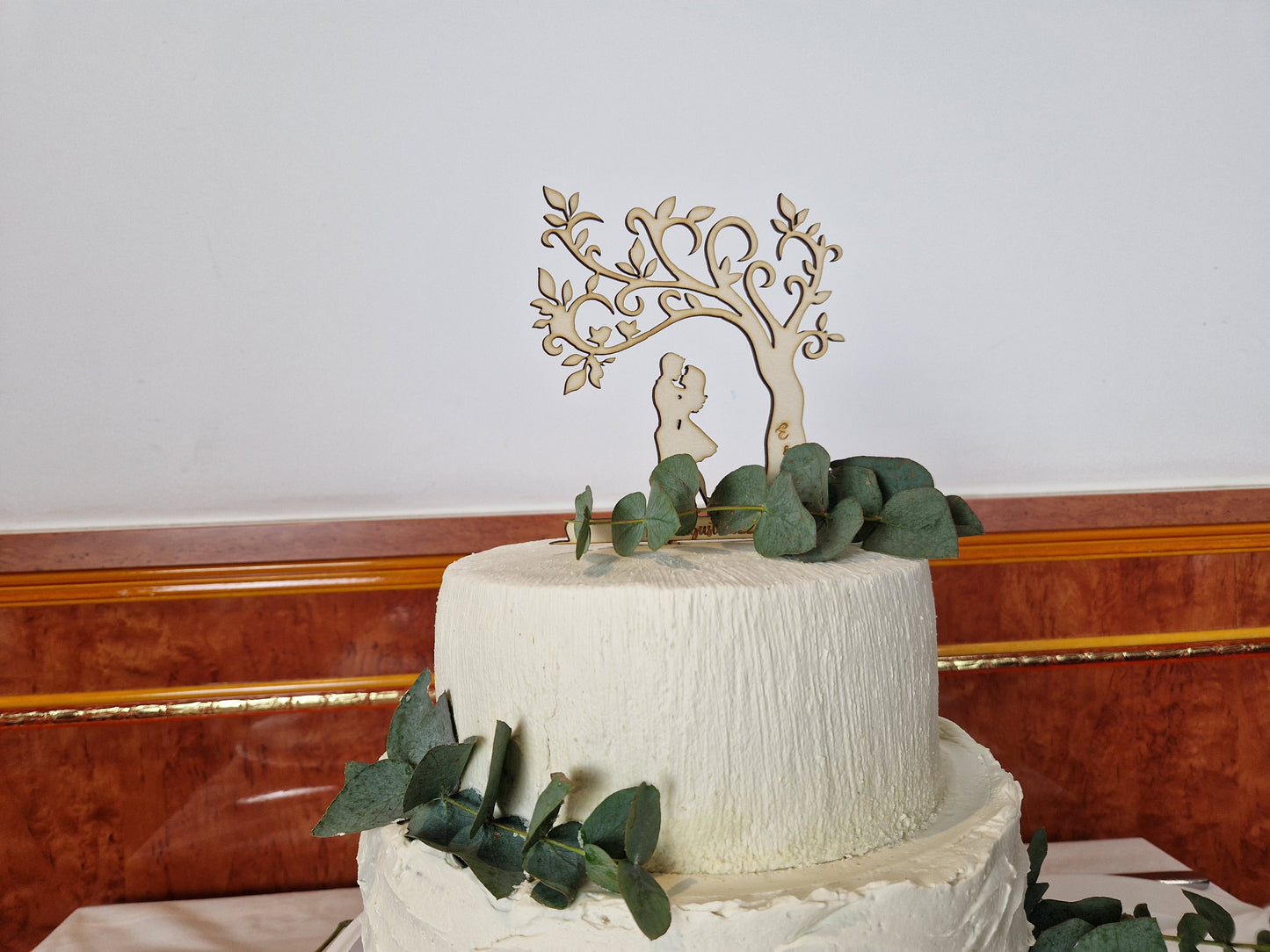 Caketopper / Tortenstecker für Hochzeit, Verlobung, Trauung aus Holz oder Acrylglas