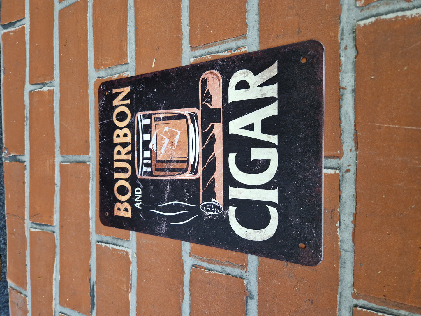Cigar & Whiskey Bar Schild Coctail / Whisky / Gin / Wine für zuhause oder Hochzeit
