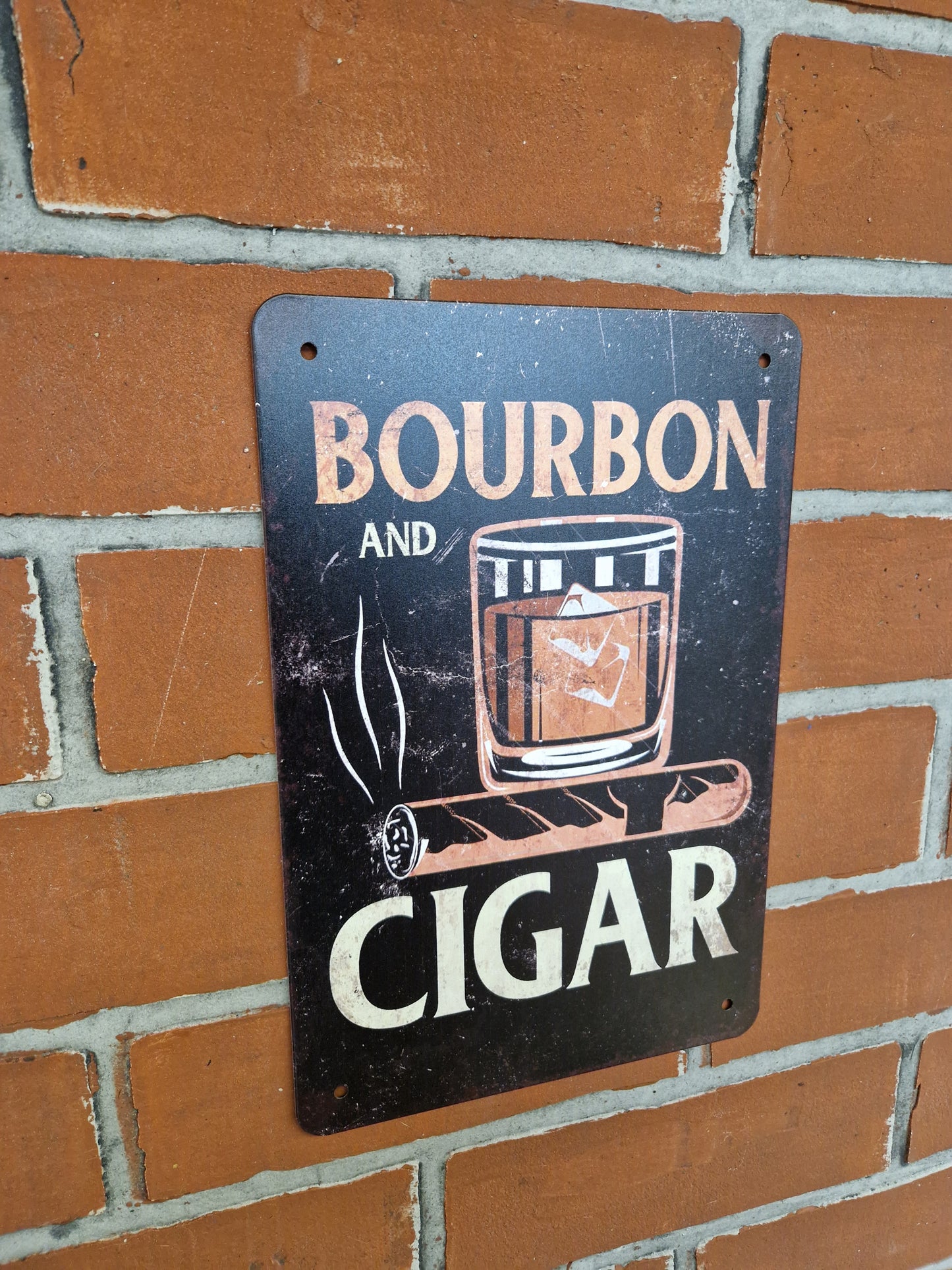 Cigar & Whiskey Bar Schild Coctail / Whisky / Gin / Wine für zuhause oder Hochzeit
