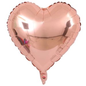 Herz Ballon Bride to be für Junggesellinnenabschied in rosegold