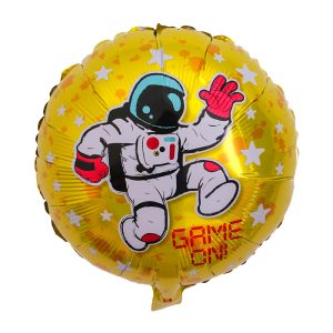 runder Astronaut Balloon für Kindergeburtstag Mottoparty Weltall